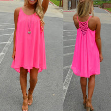 Summer Beach Cover Up Neon Sun Dress