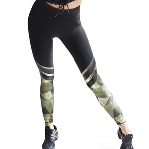 High Waisted Camo Gym Leggings